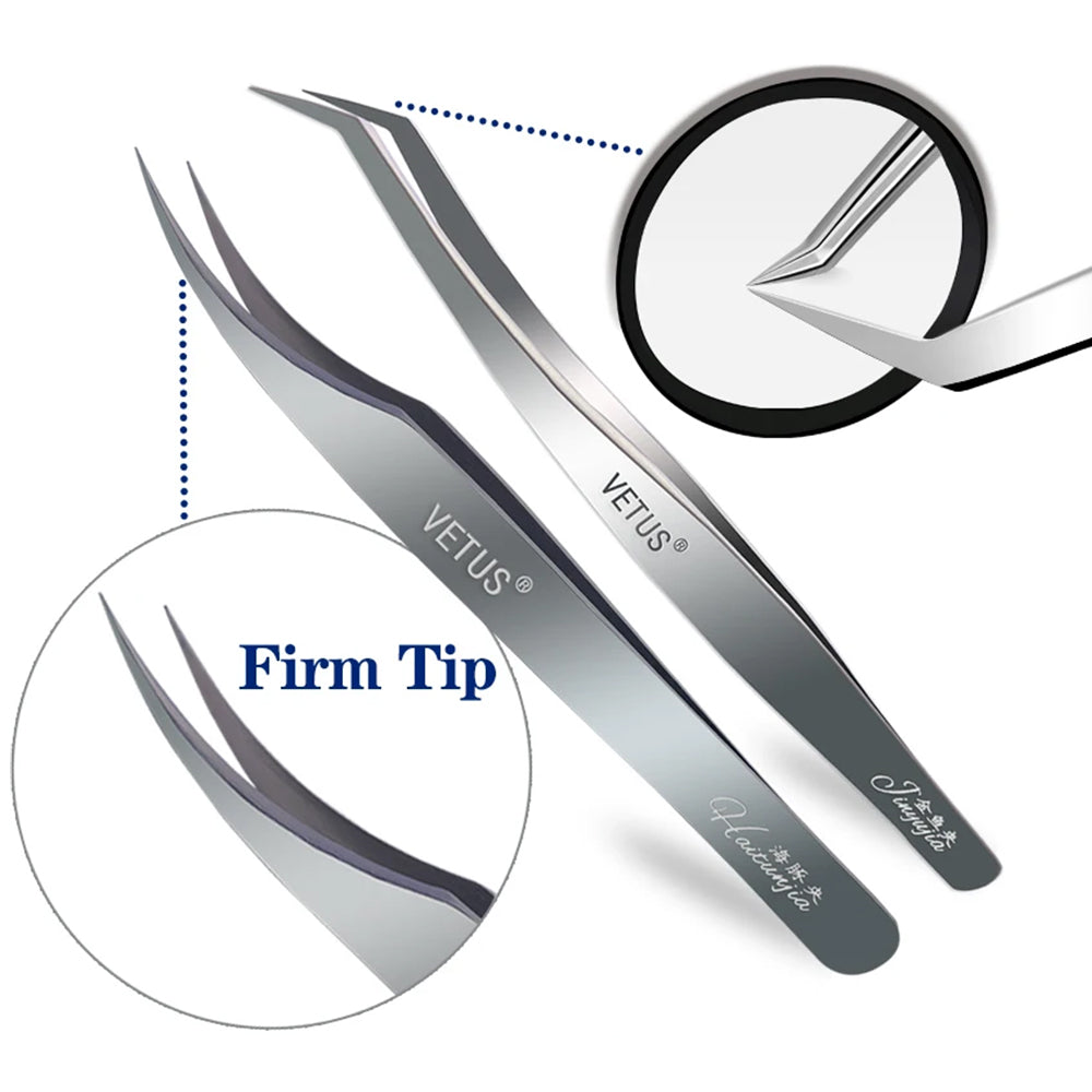 VETUS Golden Feather and Dolphin Tweezers