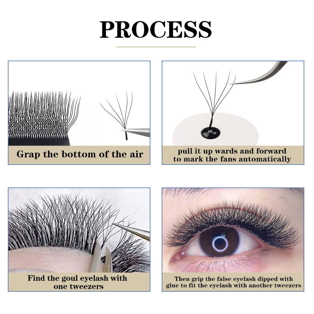 Qeelasee 5D W Shape Eyelashes