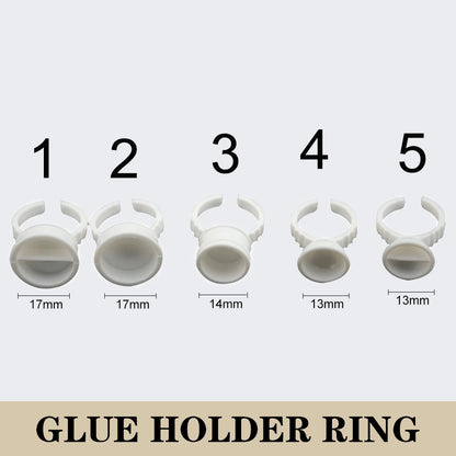 Glue Holder Ring for Eyelash Extension Tattoo Pigment