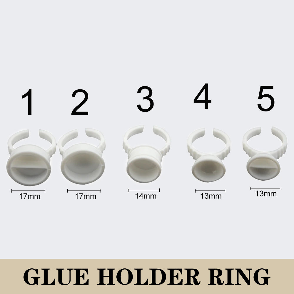 Glue Holder Ring for Eyelash Extension Tattoo Pigment