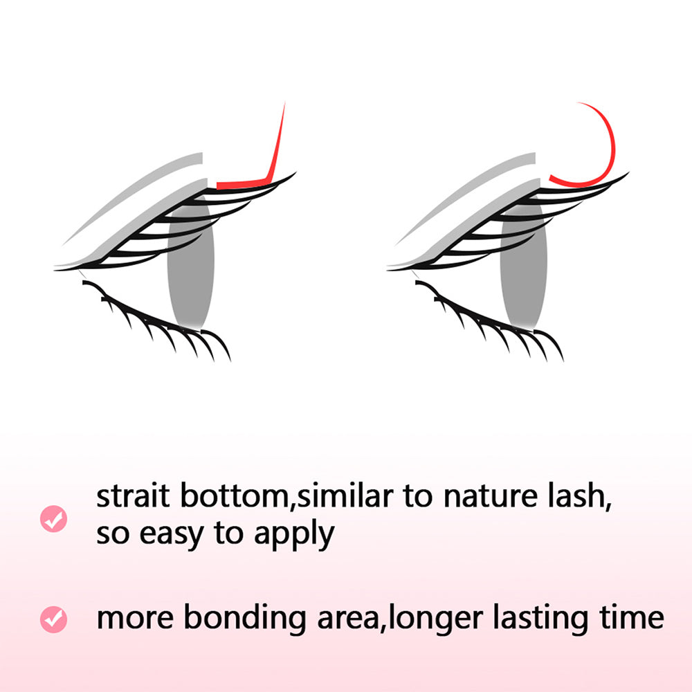 Qeelasee L L+ LC LD curl False Eyelash Extensions