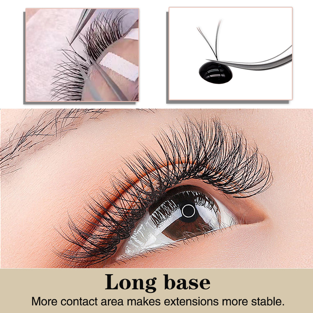 Qeelasee YY 0.05 0.07mm Eyelash Extension(Black Color)