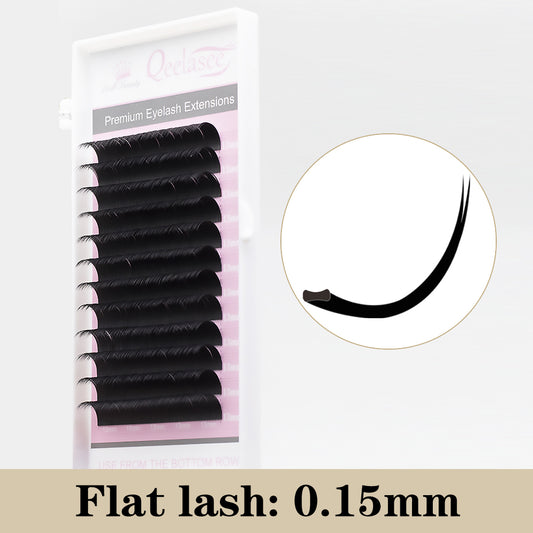 Qeelasee 0.15mm Ellipse Flat Lash