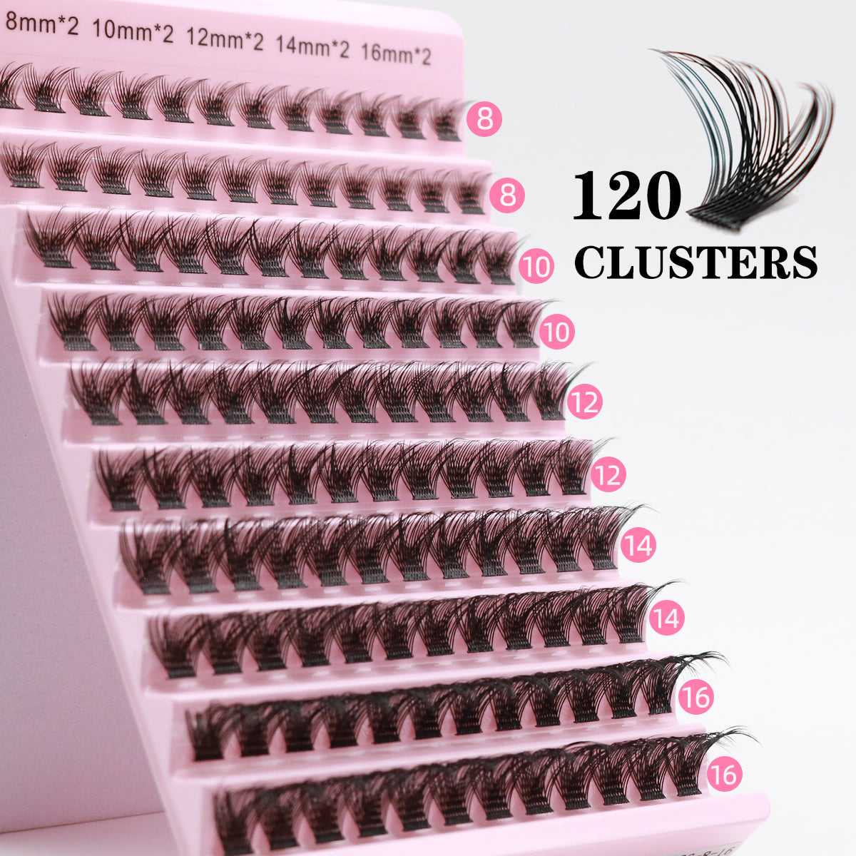 DIY Cluster Lash 120/200pcs+KIT