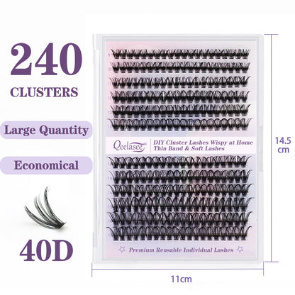 DIY Cluster Lash 240pcs-30D/40D
